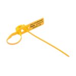 Пластиковая пломба Аркан желтая для транспорта