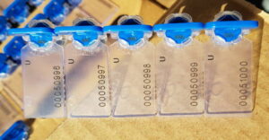 Пластиковая пломба для счетчиков Силтор 5 штук