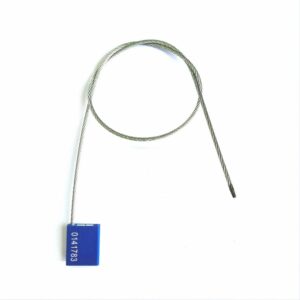 Тросова пломба 2,5мм x 50 см (блакитна)