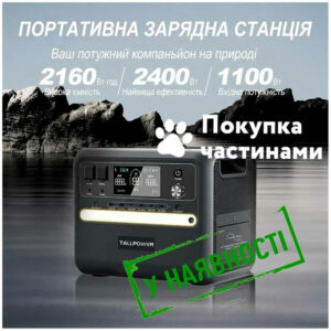 НАЛИЧИЕ_оплата частями_Зарядна станція TALLPOWER V2400